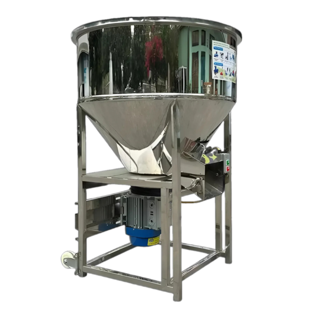 Máy trộn thức ăn chăn nuôi đứng inox 50kg